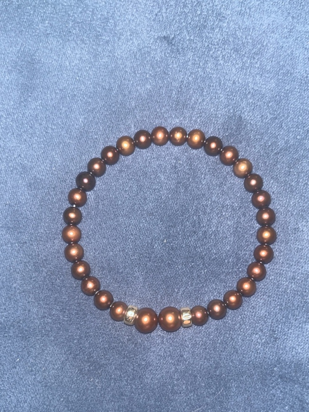 Bracelet Brown Beaded